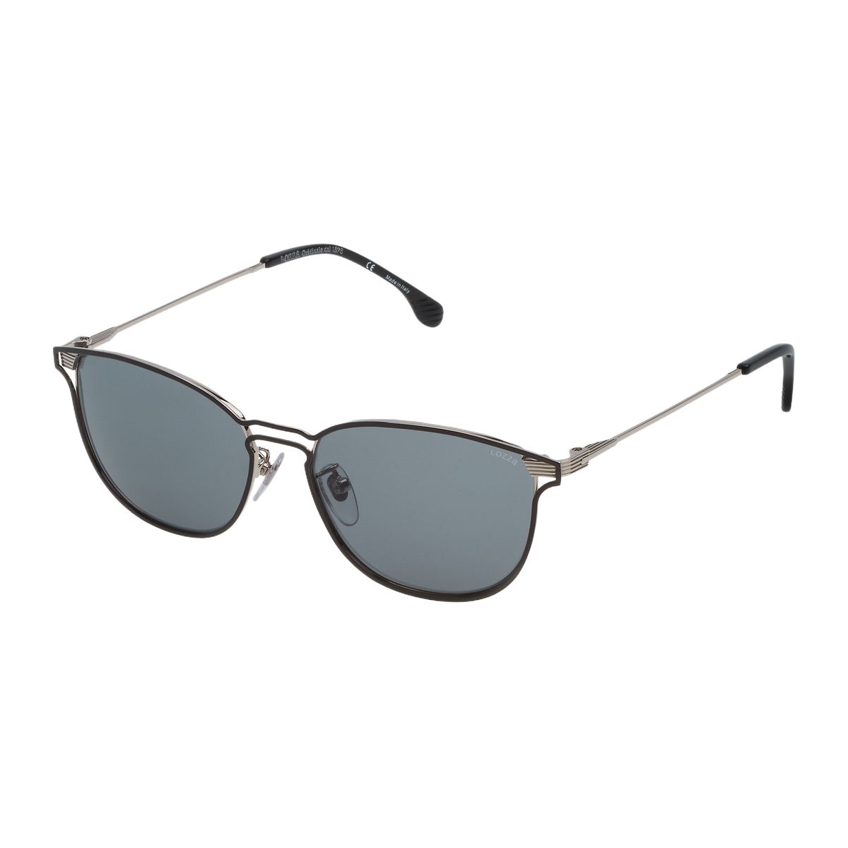 Elegante Unisex-Sonnenbrille mit Metallrahmen