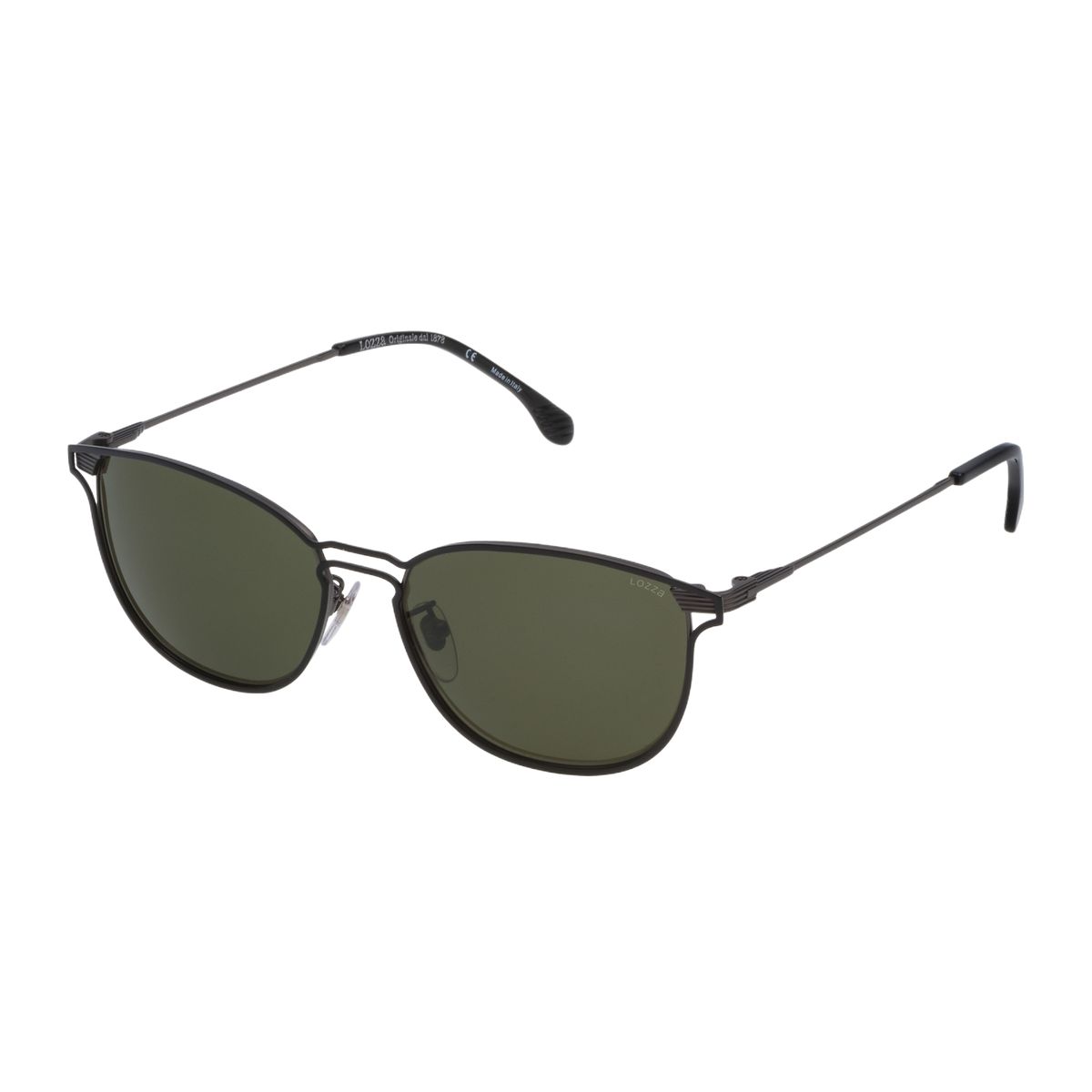 Elegante Unisex-Sonnenbrille mit Metallrahmen
