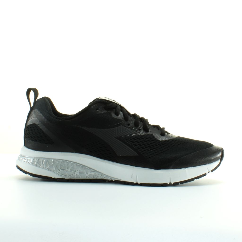 Schwarze Mesh-Laufschuhe Turnschuhe