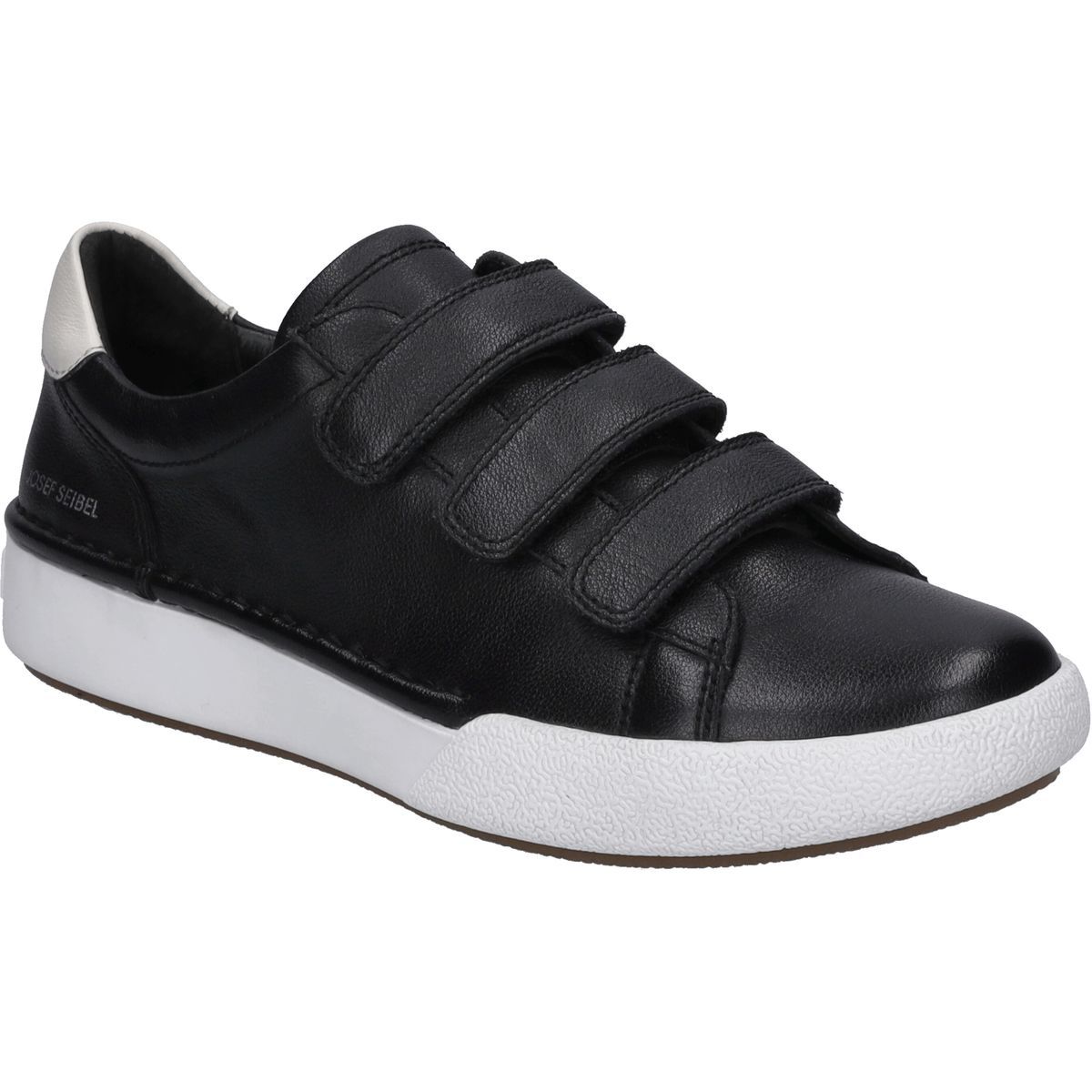 Leder Sneaker mit Klettverschluss