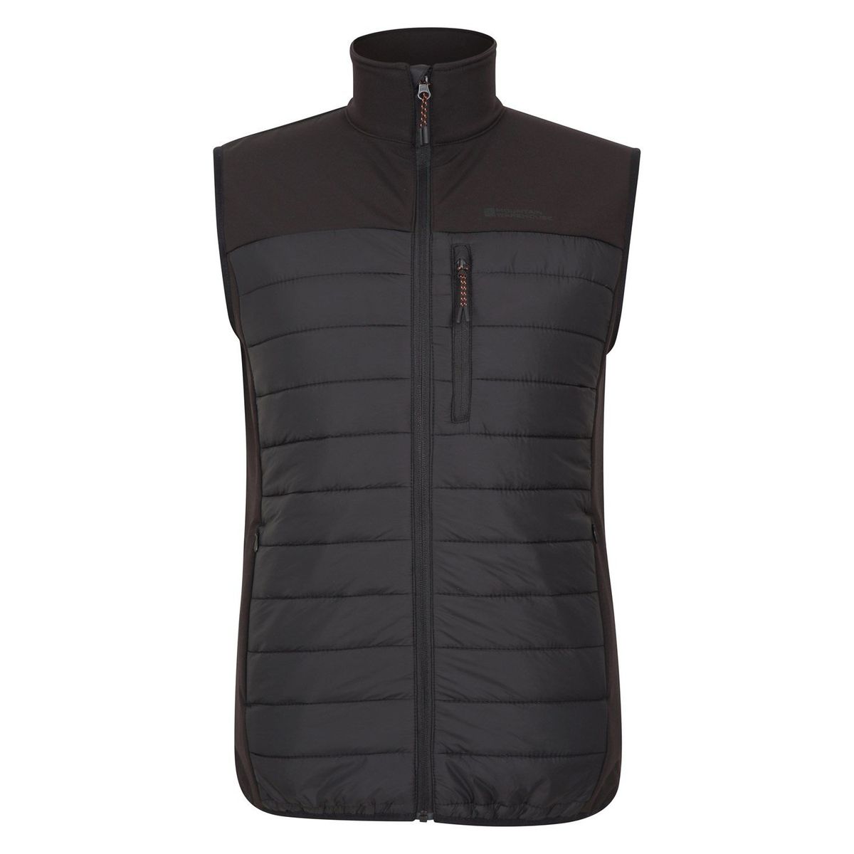 Mountain Warehouse Herren Turbine II Hybrid gepolstert Gilet (schwarz)