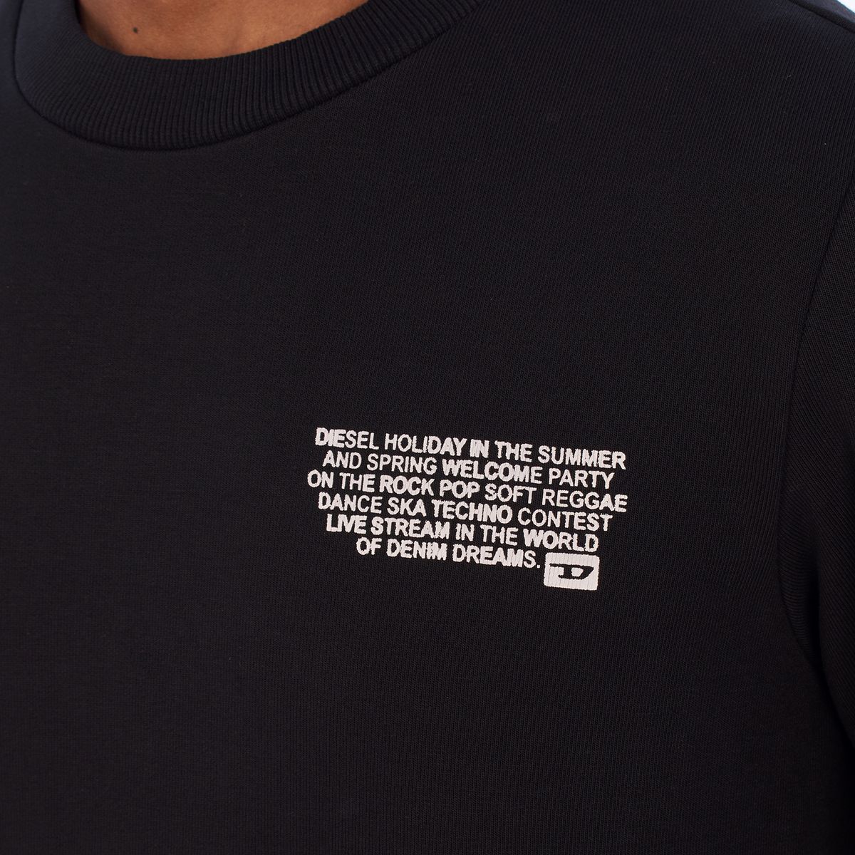 Bedrucktes Sweatshirt mit Rundhalsausschnitt
