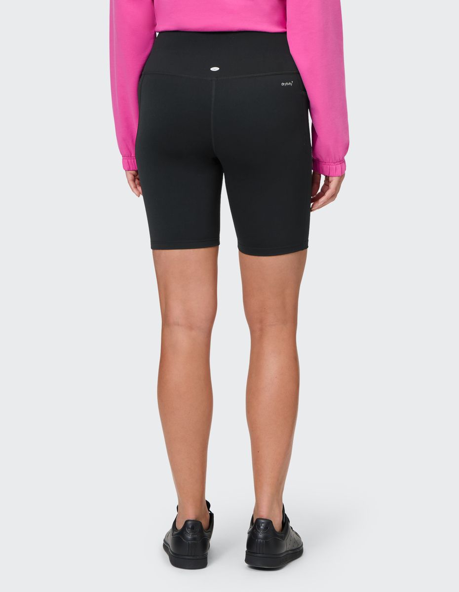 Hochtaillierte aktive Biker-Shorts