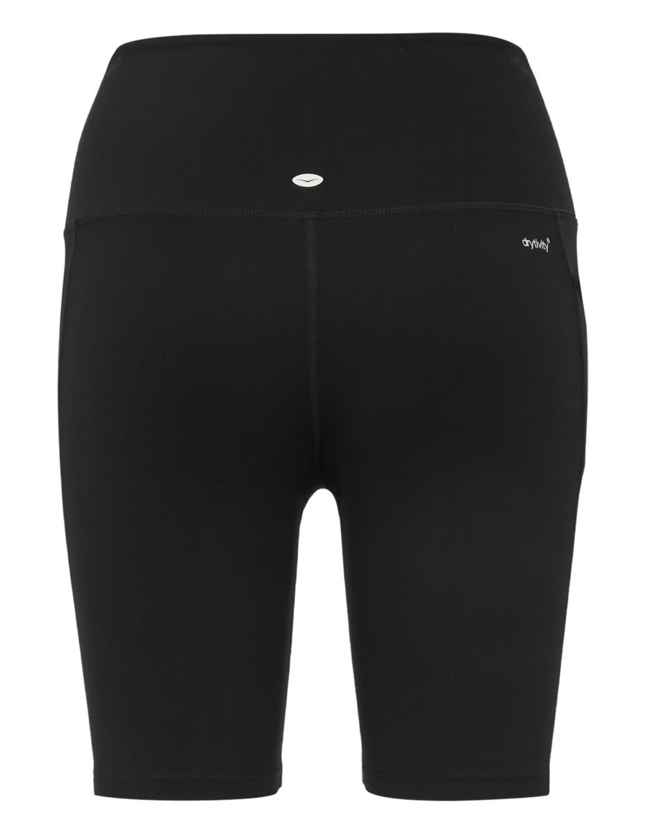 Hochtaillierte aktive Biker-Shorts