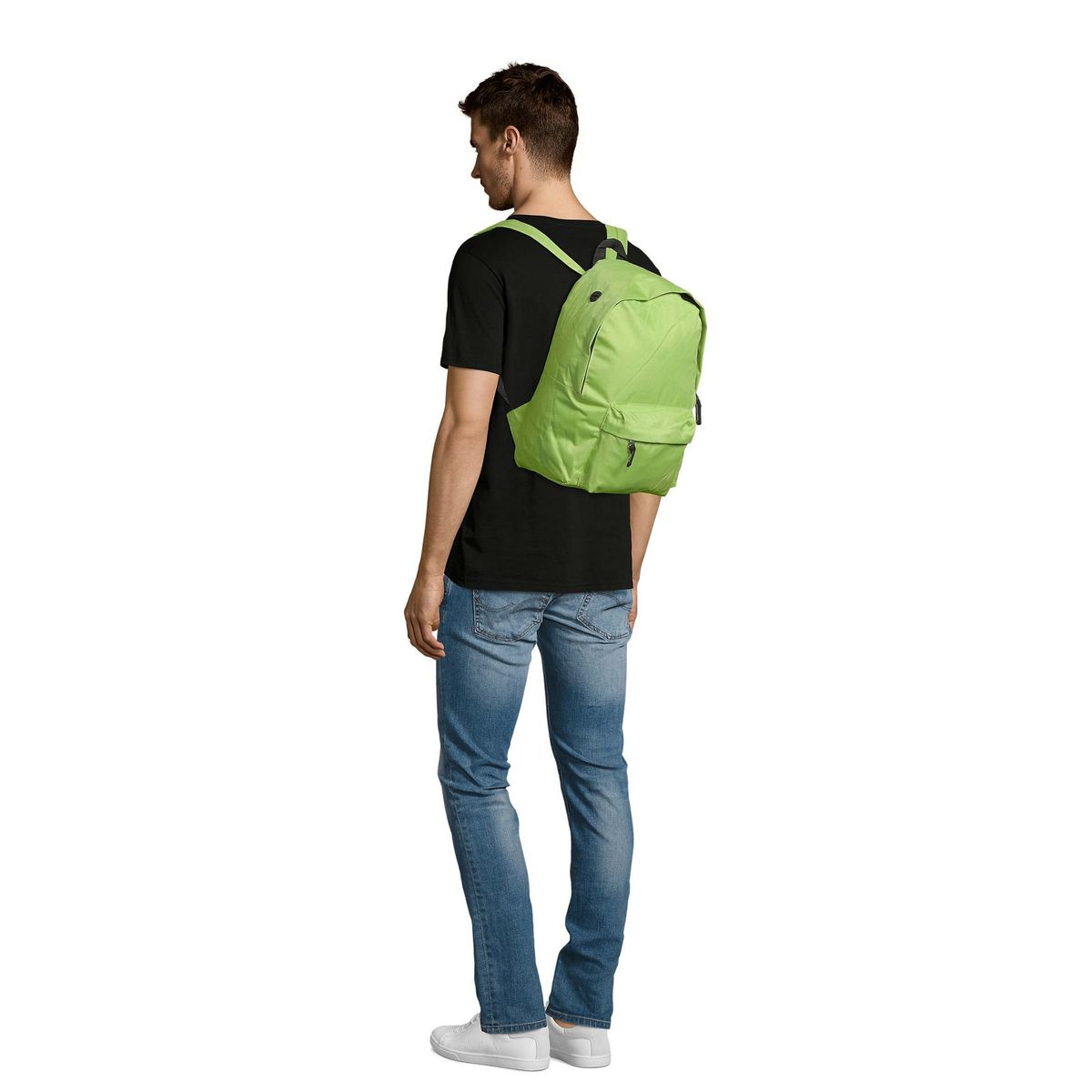 Klassischer Tagesrucksack mit Reißverschluss
