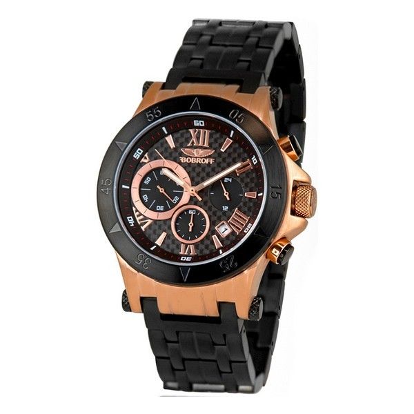Herrenuhr schwarzes Zifferblatt rotes Gummi