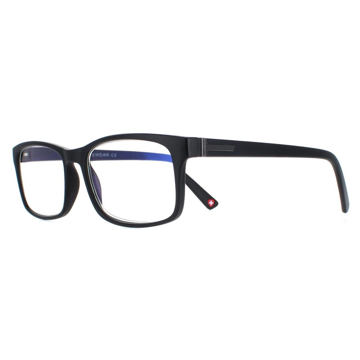 Klassische matte rechteckige Lesebrille