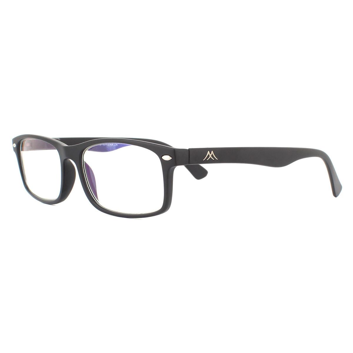 Klassische matte rechteckige Lesebrille
