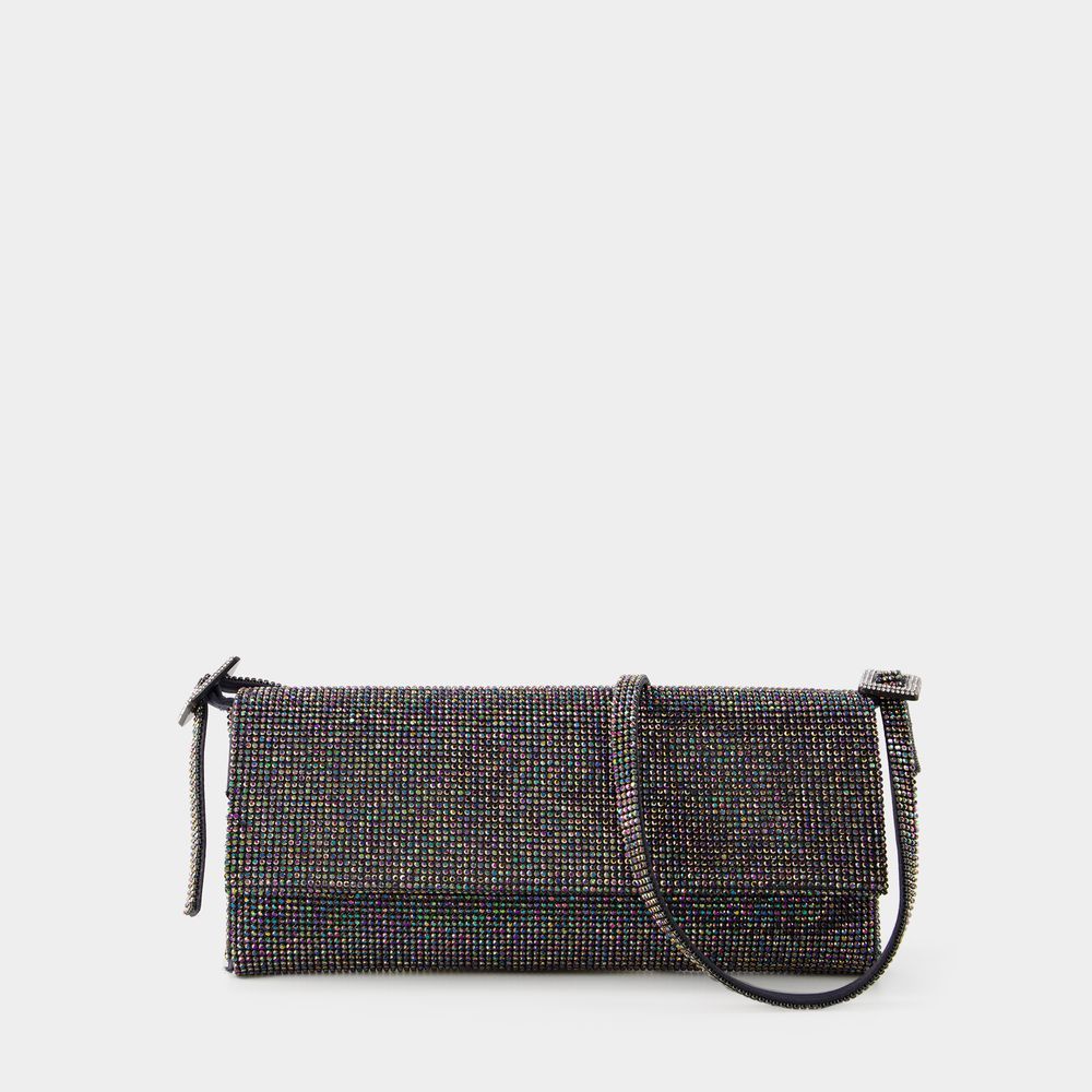 Hämatit Strass Abend Clutch Tasche