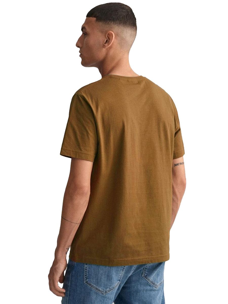 Klassisches Rundhals-T-Shirt aus Baumwolle