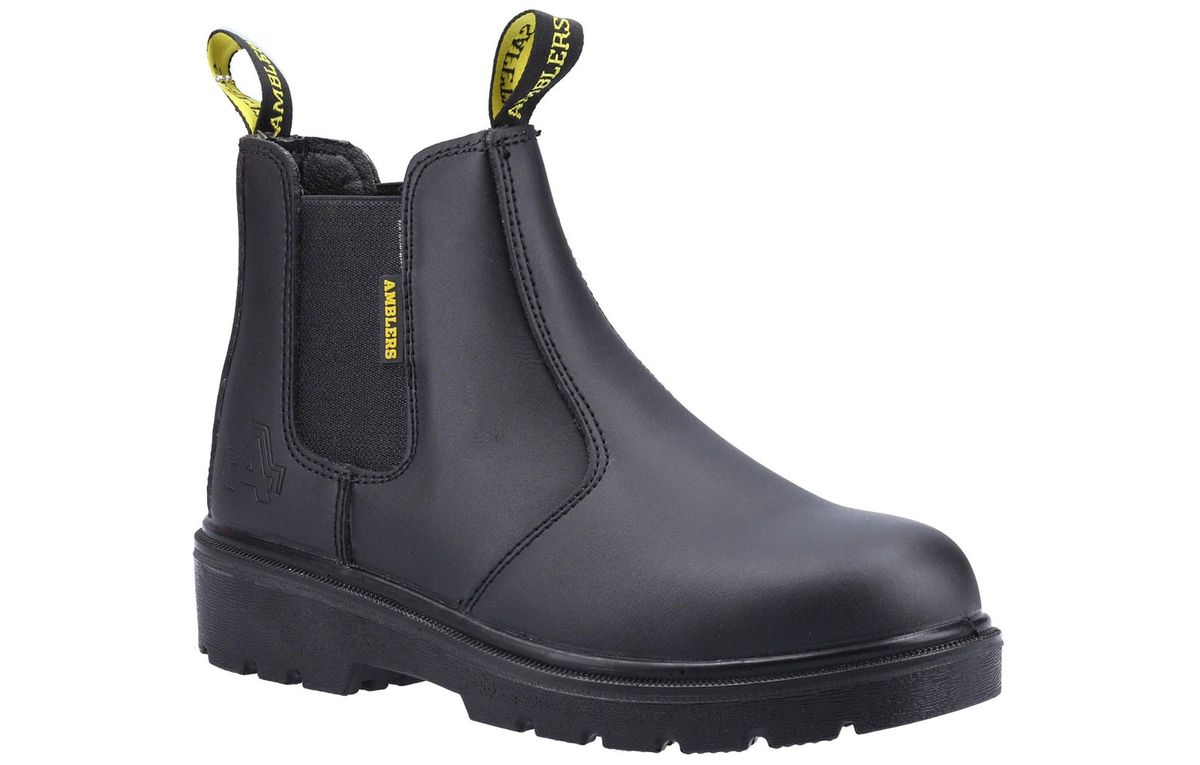 Robuste Händlerstiefel aus Leder