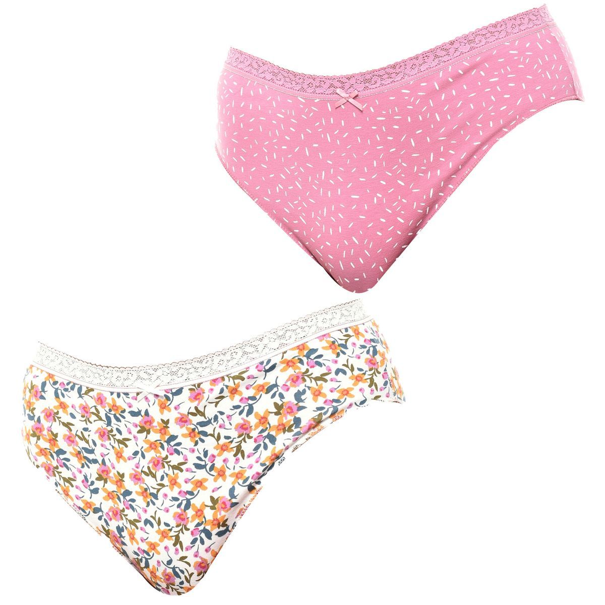 Baumwollmischung Hipster Slips 2er-Pack