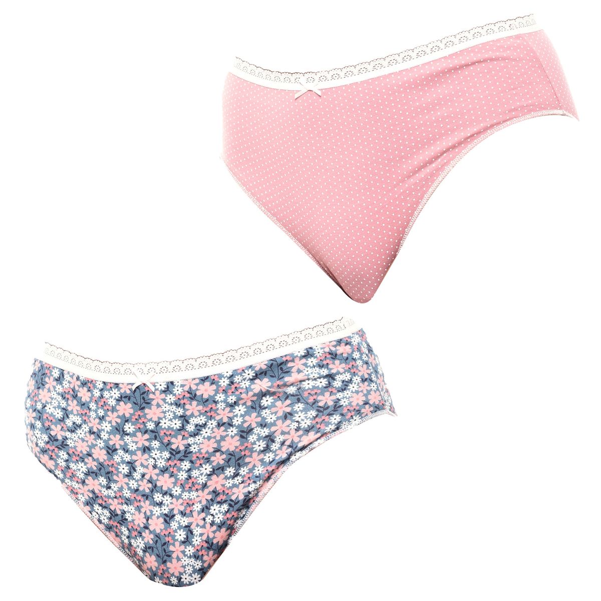 Baumwollmischung Hipster Slips 2er-Pack