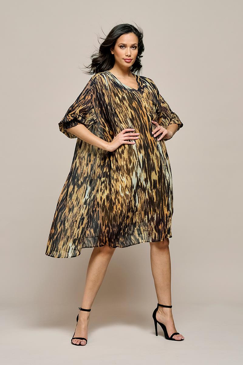 Hazel-Print-Kaftan Multi