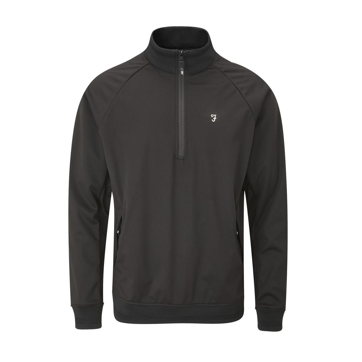 Leichte Herrenjacke mit Viertelreißverschluss