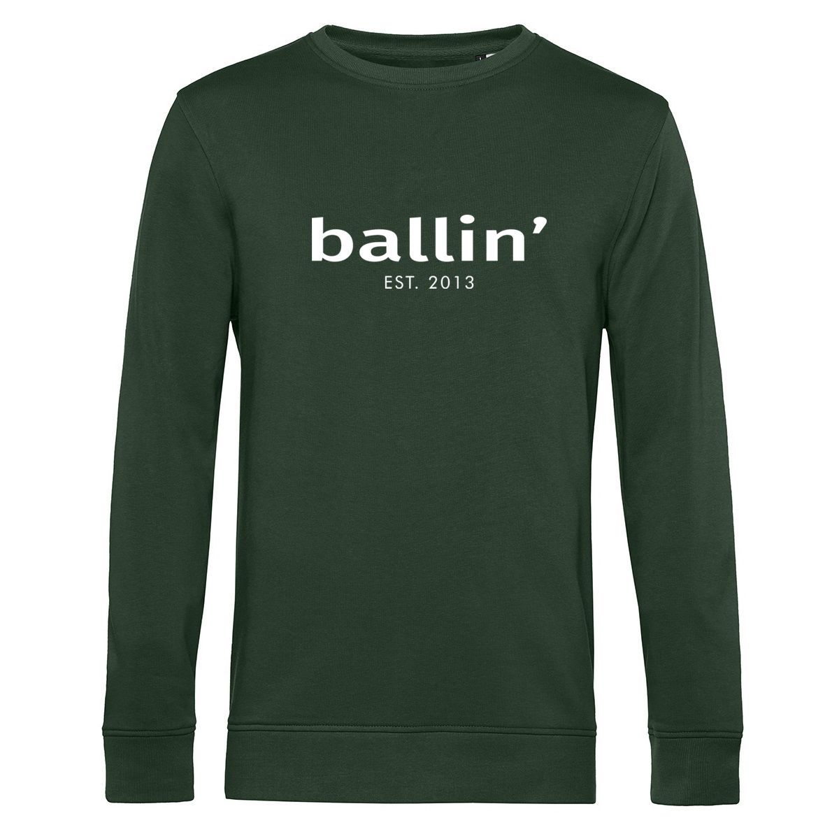 Langärmeliges Sweatshirt mit Rundhalsausschnitt