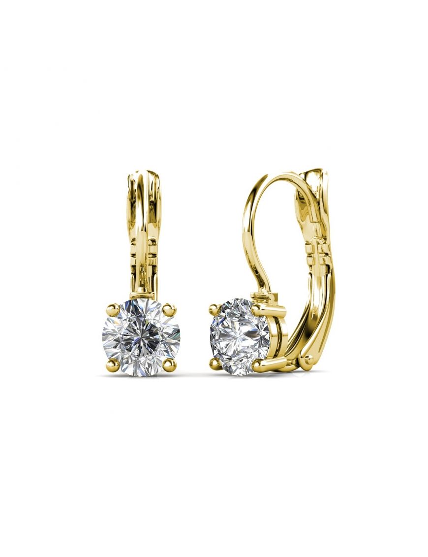 Elegantes Schmuckset mit runden Kristallen