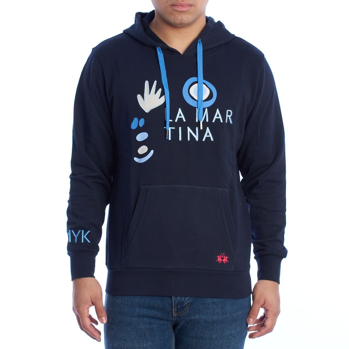 Oversized Kapuzenpullover mit Grafik-Print