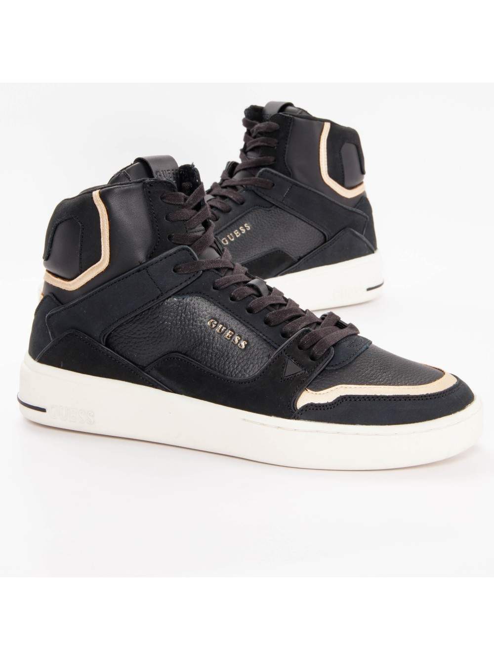 Urbaner High-Top Leder-Sneaker