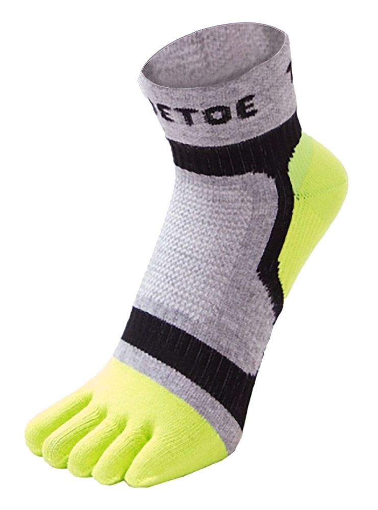 TOETOE - Herren- und Damen atmungsaktive Sport leichte Laufsocken mit niedrigem Schnitt - Grün
