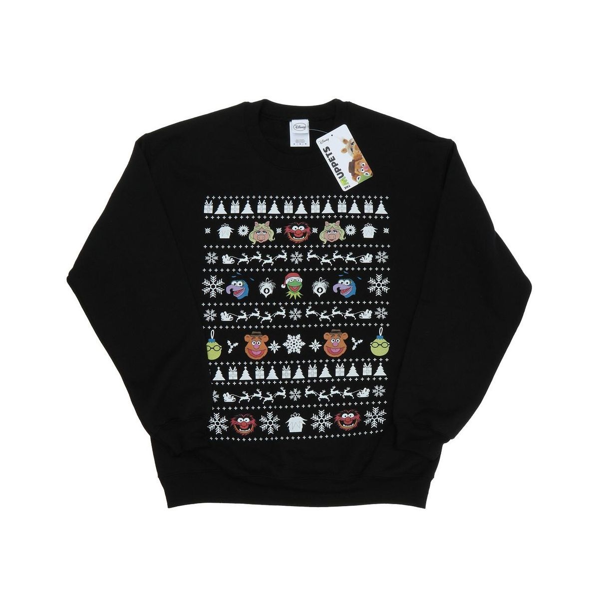 The Muppets Weihnachts-Sweatshirt mit Figuren