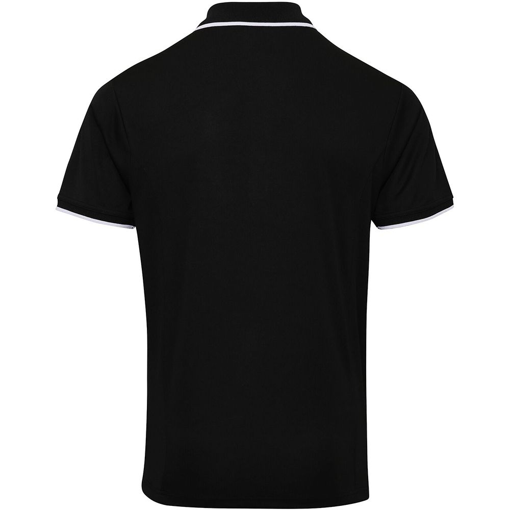 Performance-Poloshirt mit Kontrastbesatz