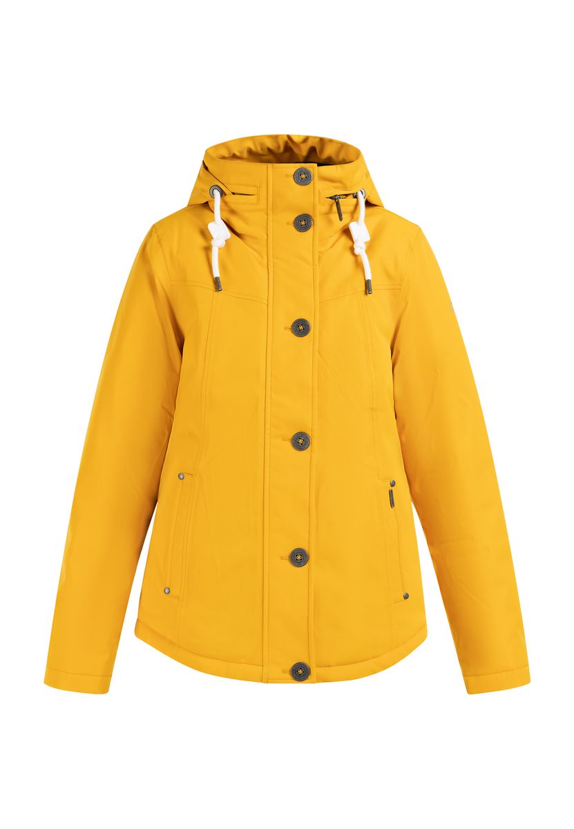 Wetterfeste wattierte Kapuzenjacke