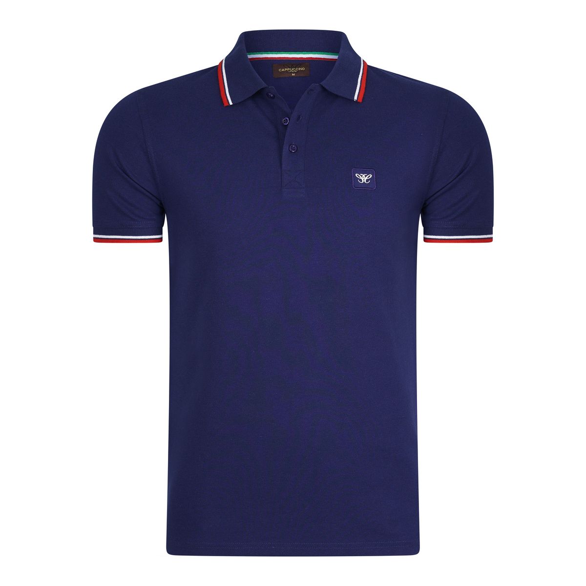 Klassisches Piqué-Poloshirt mit Bündchen
