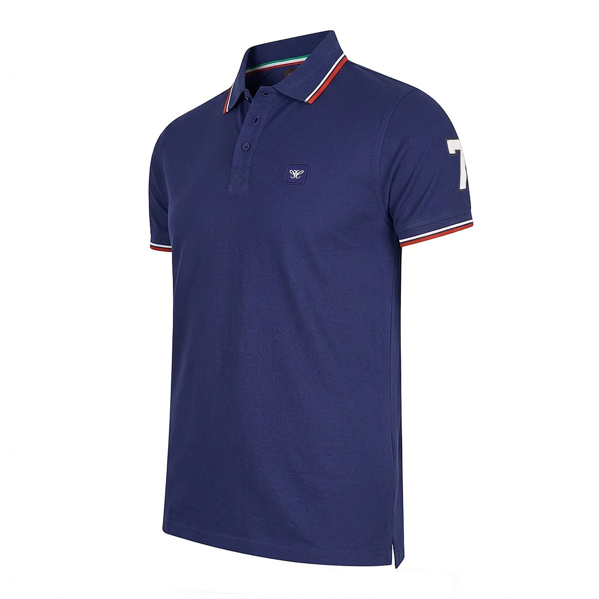 Sportliches Piqué-Poloshirt mit Applikation