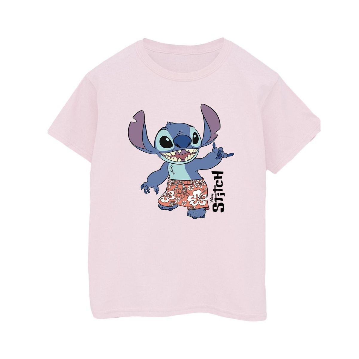 Disney - "Lilo & Stitch Bermuda Shorts" T-Shirt für Herren (Babyrosa)