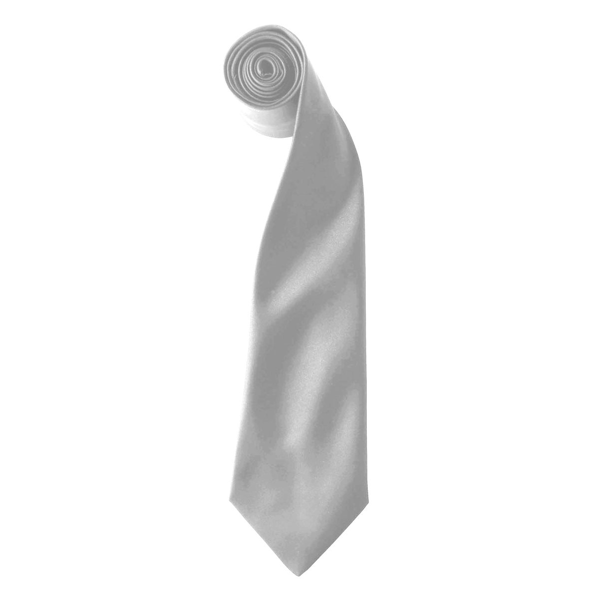 Herren glänzende Satin-Clip-Krawatte