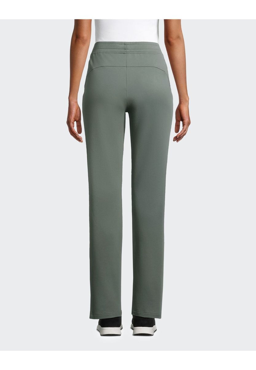 Bequeme Athleisure-Hose mit geradem Bein