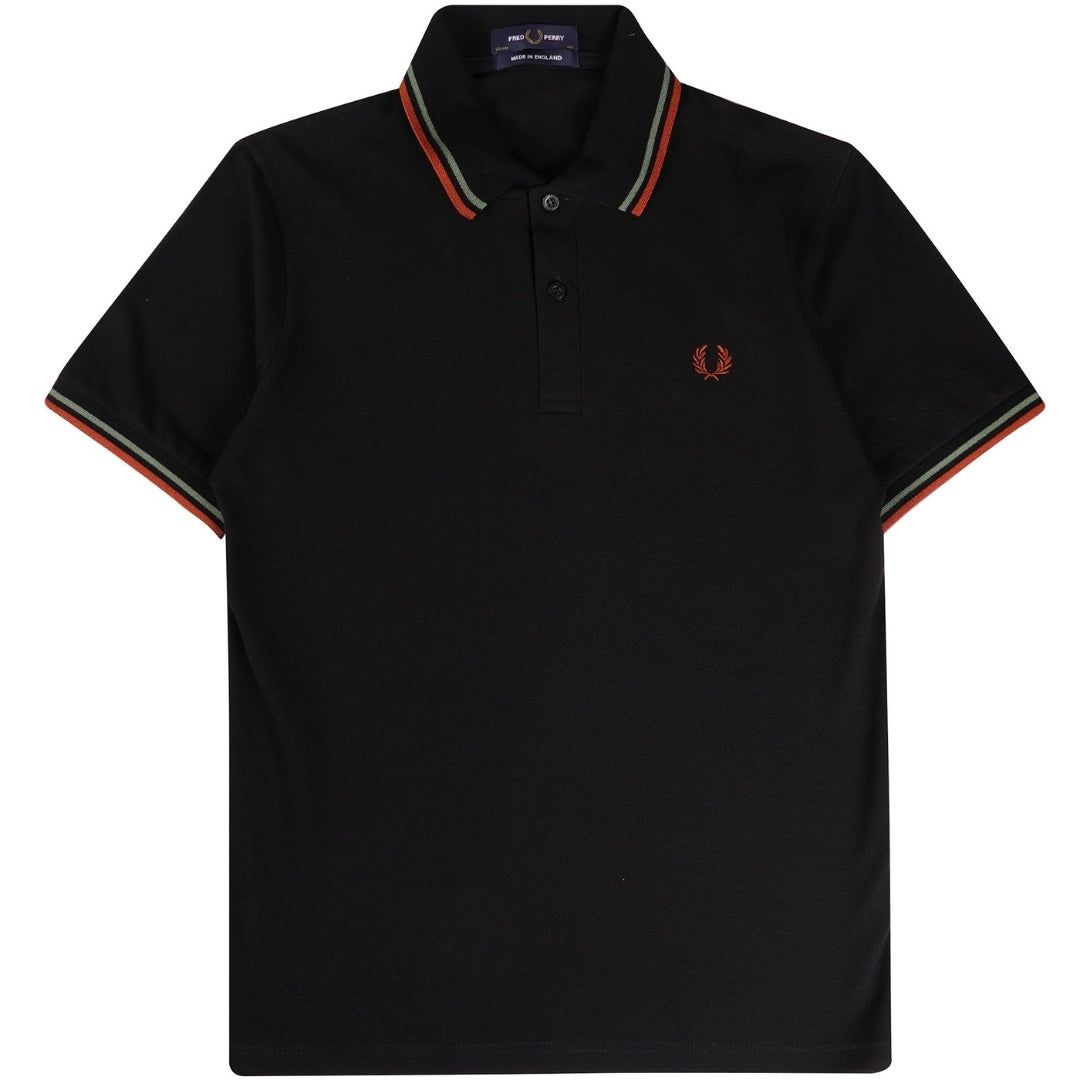 Klassisches Piqué-Poloshirt mit Doppelstreifen