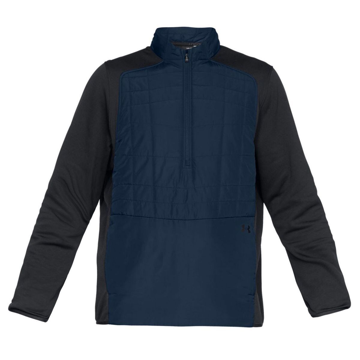 Isolierte Herrenjacke mit halbem Reißverschluss