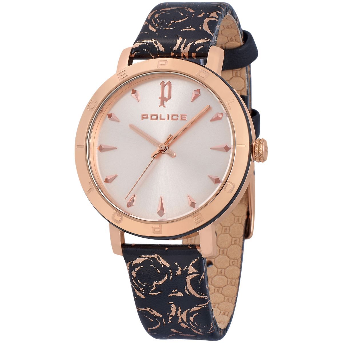 Elegante goldfarbene Damenuhr mit Armband