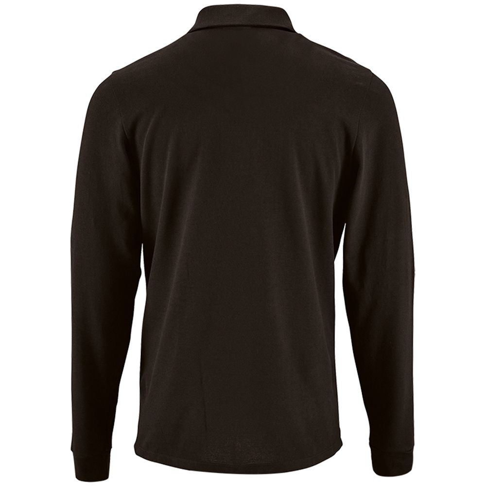 Klassisches Langarm-Piqué-Poloshirt