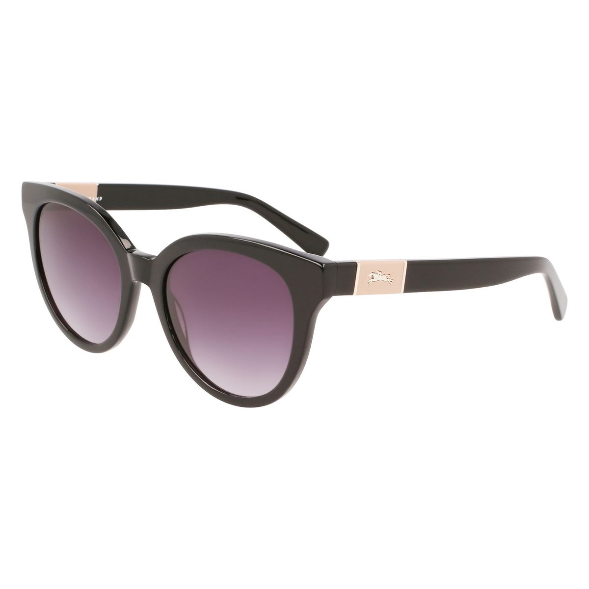 Schicke Cat-Eye-Sonnenbrille in Schwarz