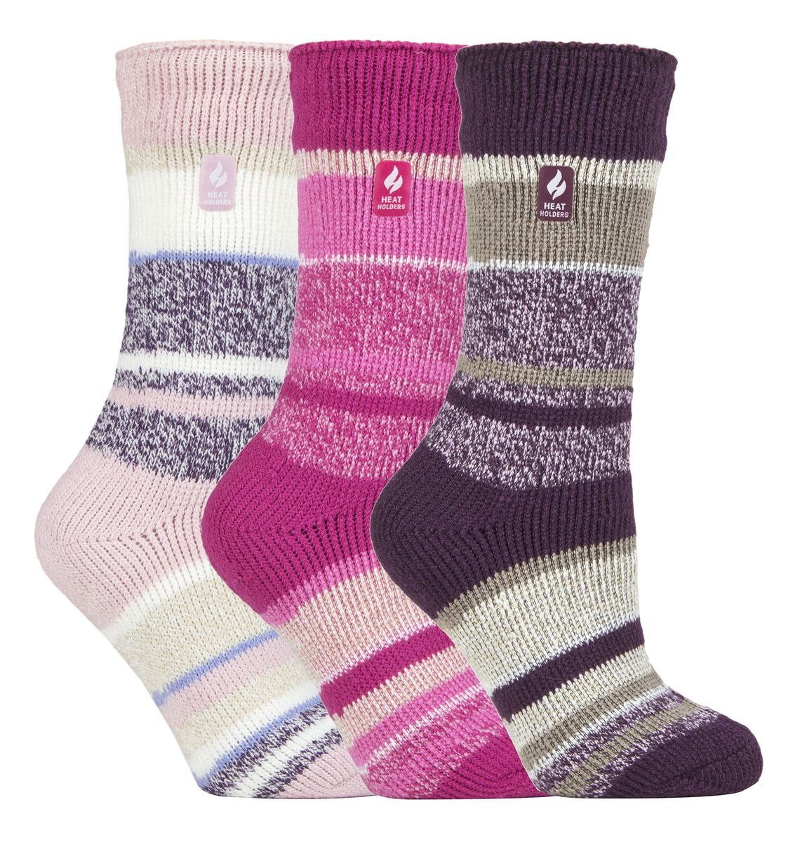 HEAT HOLDERS - 3er-Pack Multipack Damen Isolierte Thermo-Socken für den Winter - Sydney
