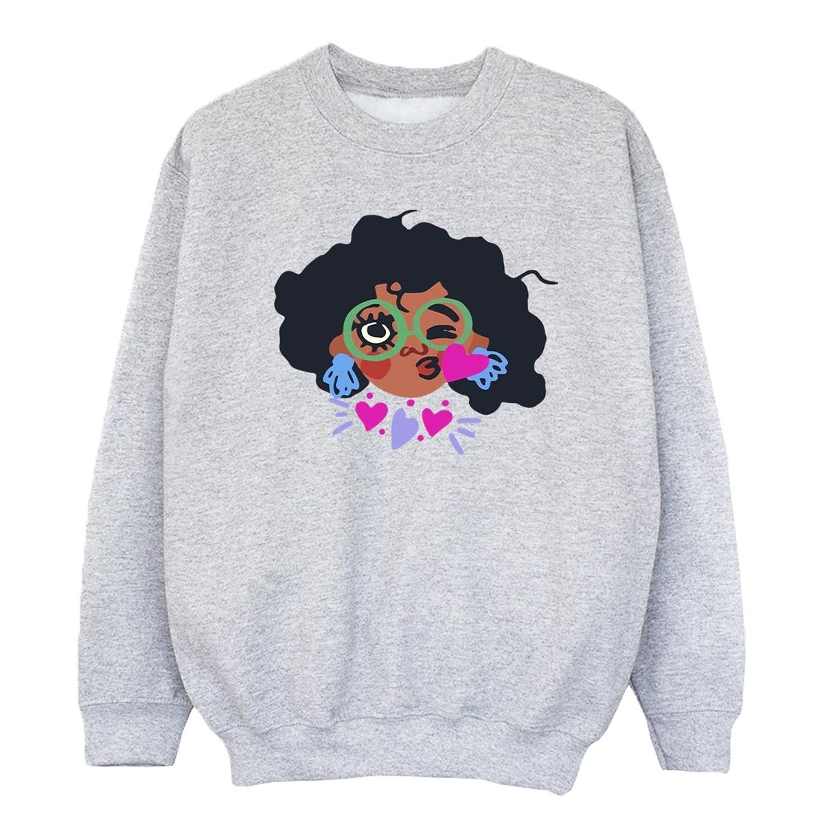 Encanto Cartoon Print Mädchen Sweatshirt