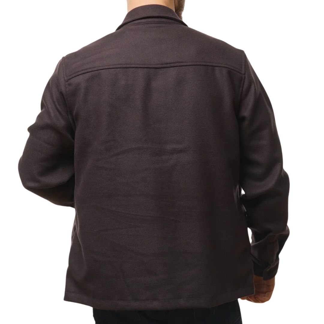Overshirt mit Druckknöpfen und Pattentaschen