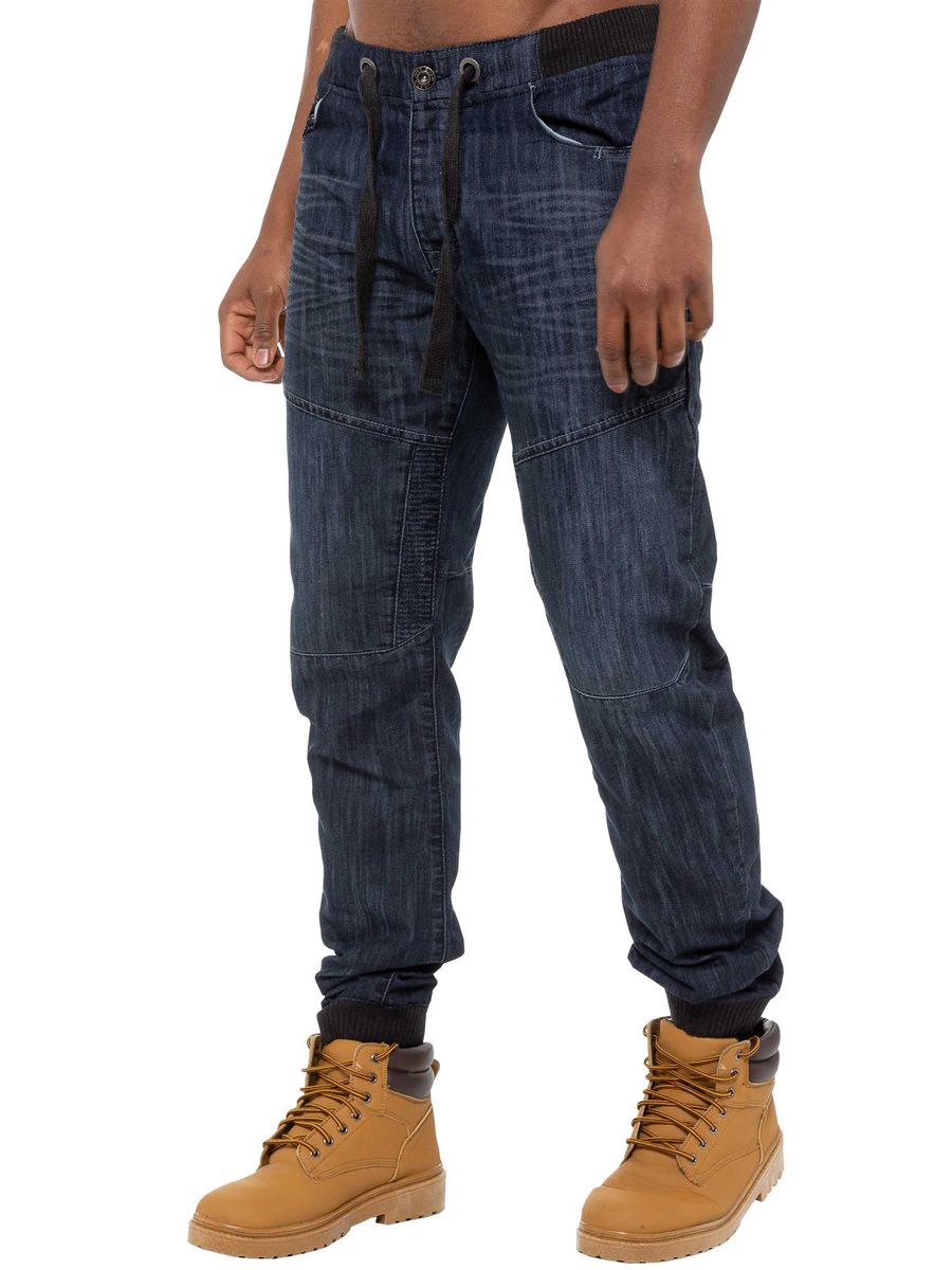 Herren Denim Jogginghose mit Bündchen