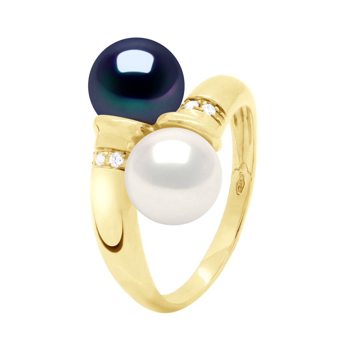 You & Me Perlen-Diamantring