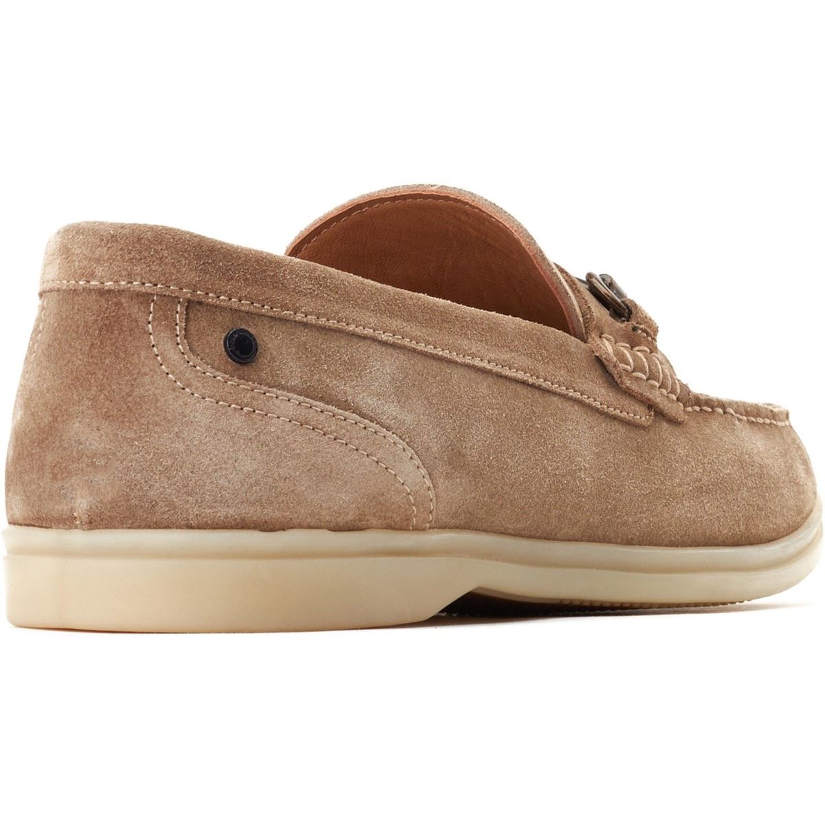 Klassische Wildleder Slipper mit Schnalle