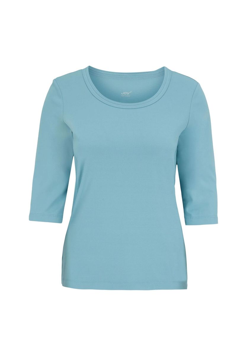 Klassisches Rundhals-Shirt mit 3/4-Ärmeln