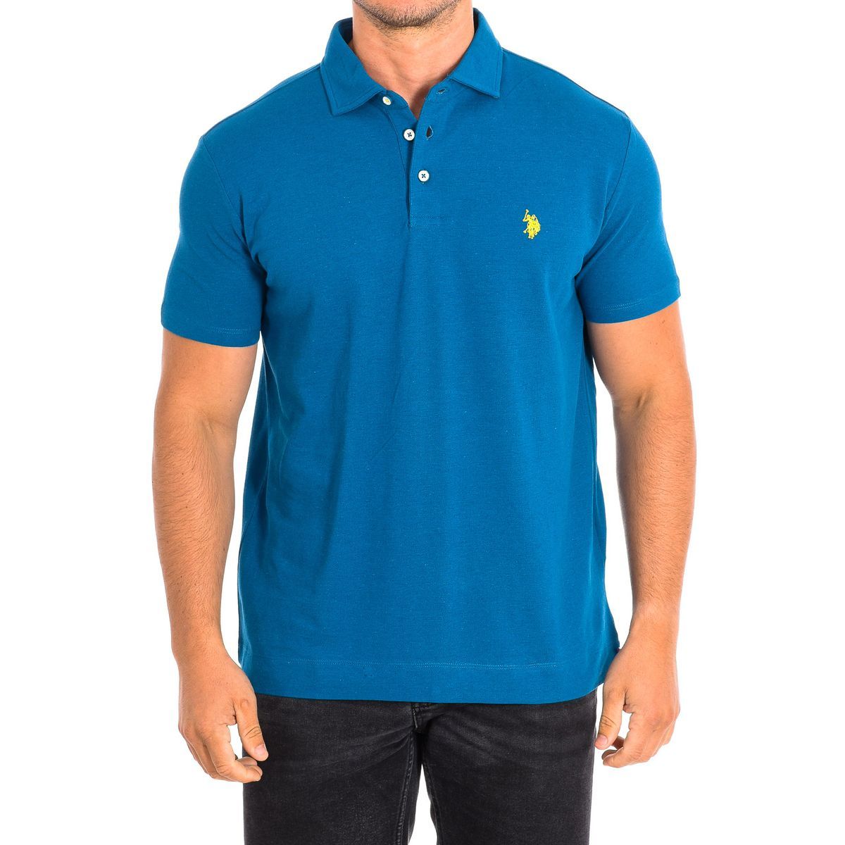 Herren Kurzarm Polohemd