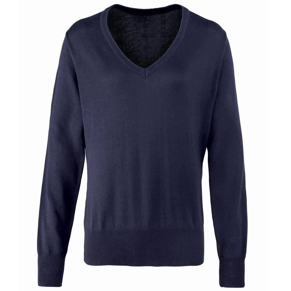 Damen Strickpullover mit V-Ausschnitt