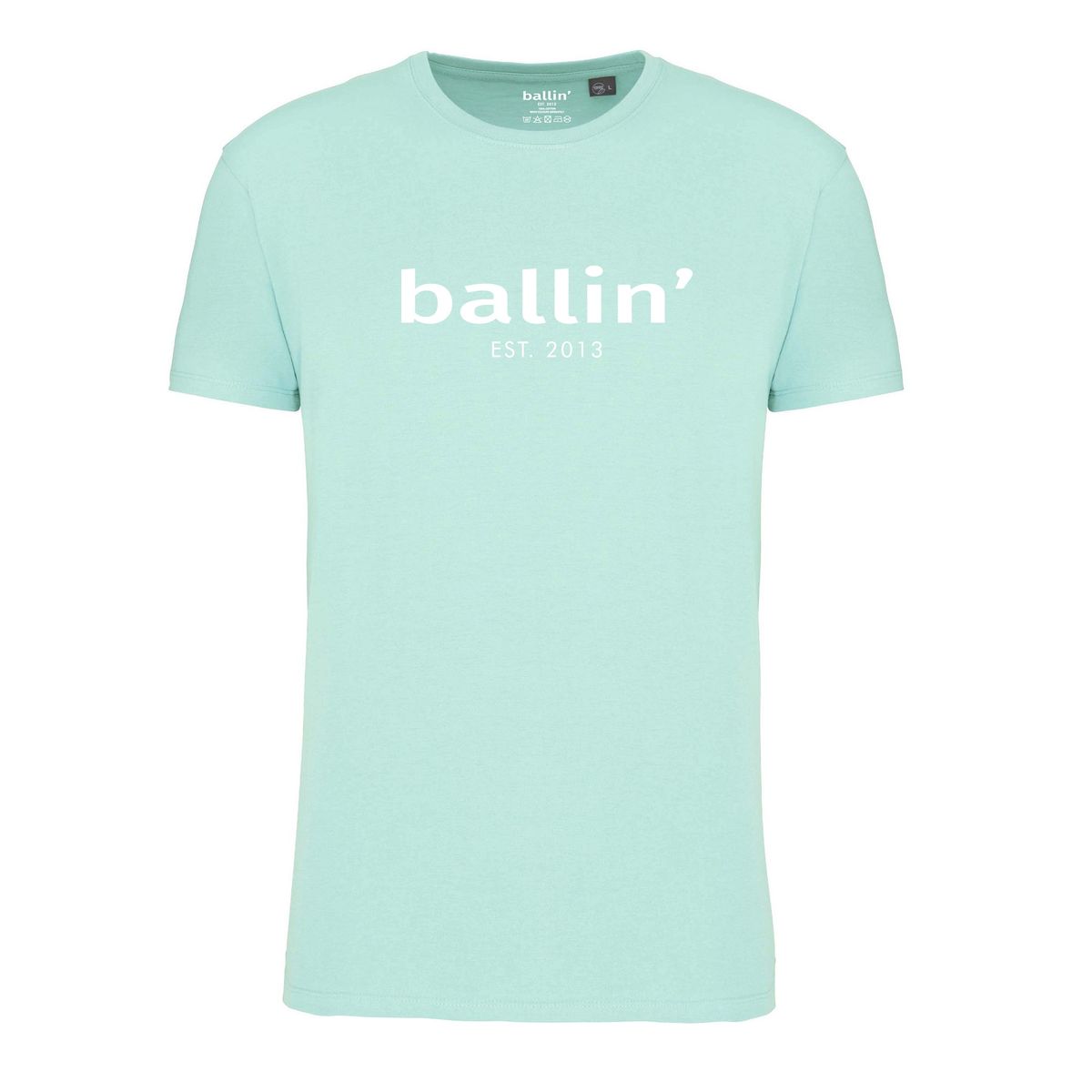 Klassisches T-Shirt mit Rundhalsausschnitt und Logo
