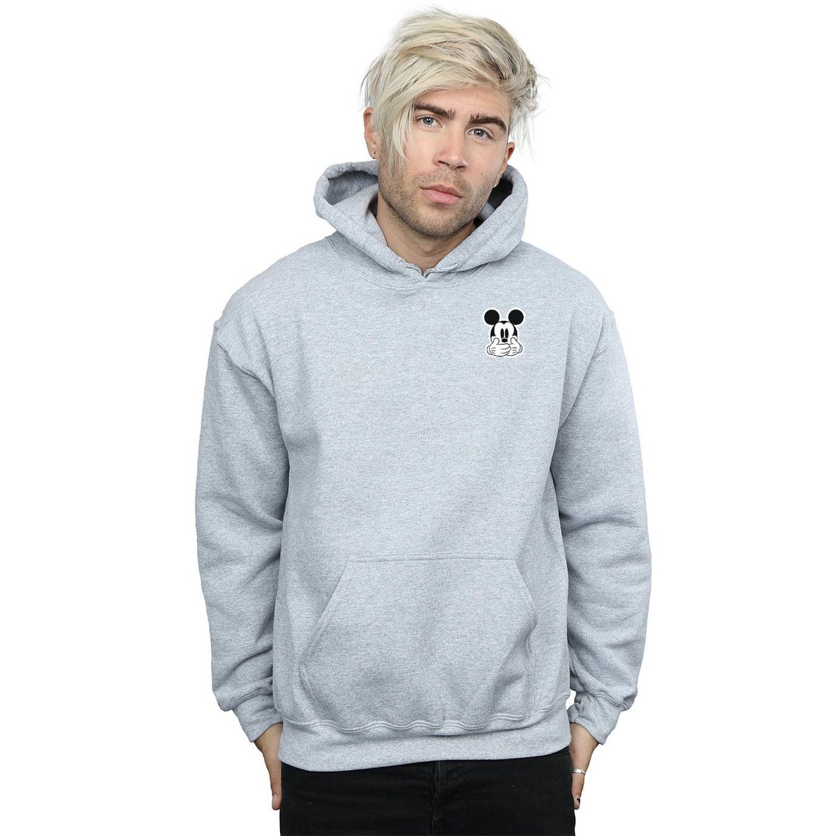Mickey Mouse Grafik Fleece-Kapuzenpullover