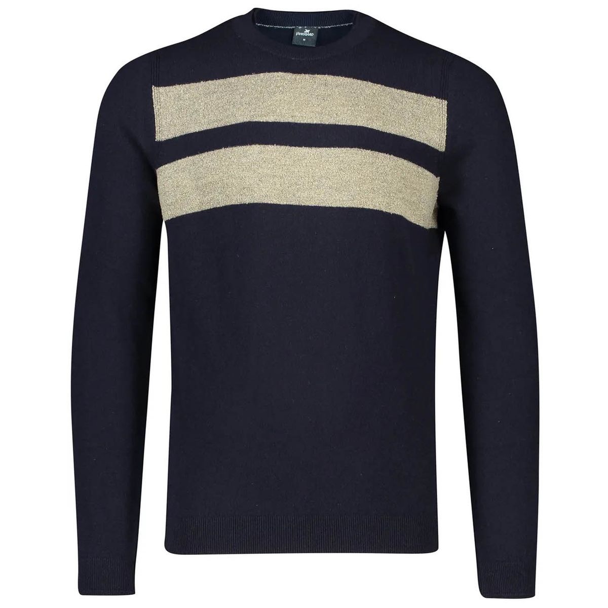 Herren Baumwollmischung Rundhals Strickpullover