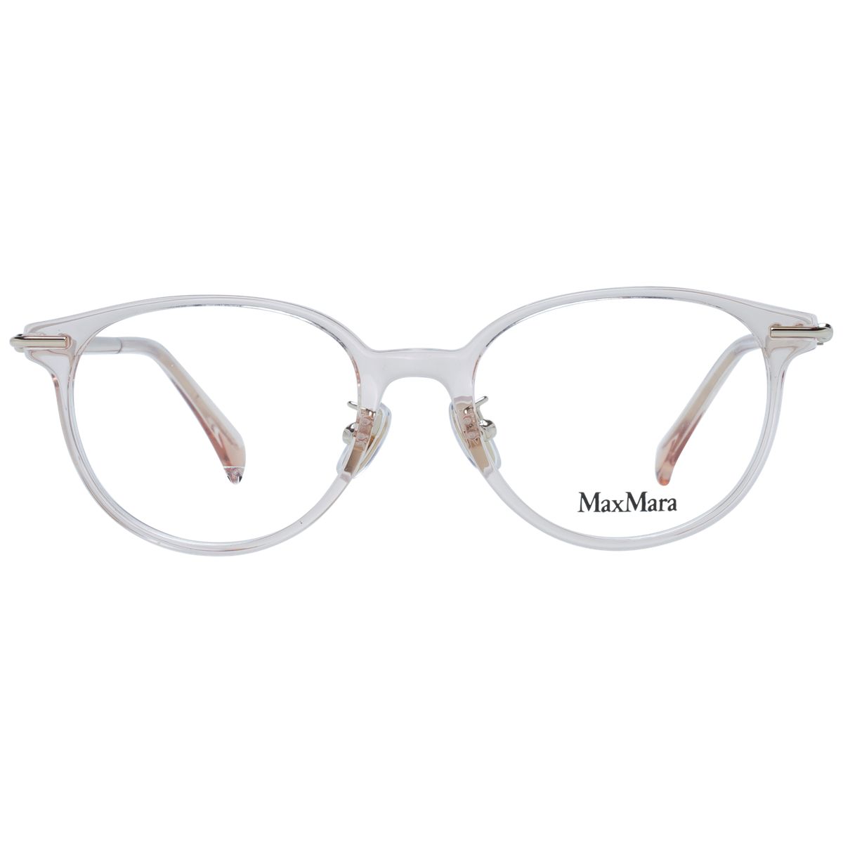 Transparente Brille in Schmetterlingsform